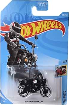 Amazon.com: Hot Wheels Moto Series 3/5 Honda Monkey Z50 115